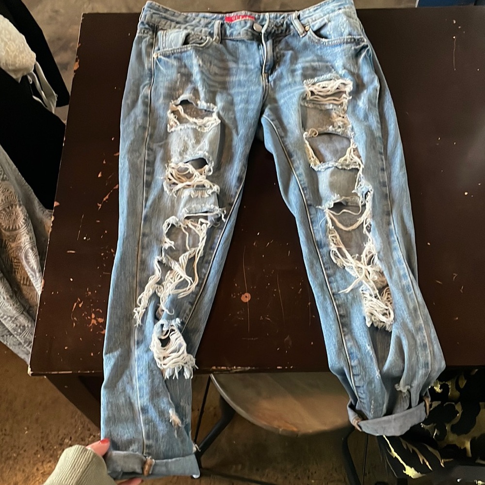 Ripped GUESS jeans
